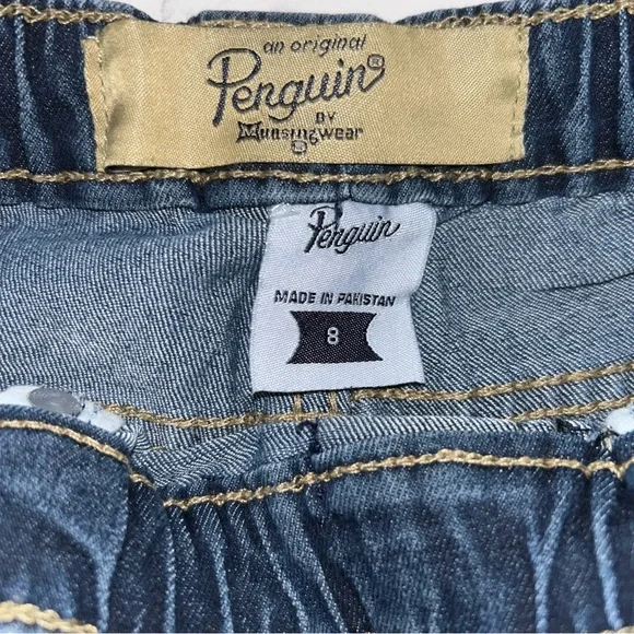 Original Penguin Kids Dark Blue Denim Shorts - Picture 2 of 3